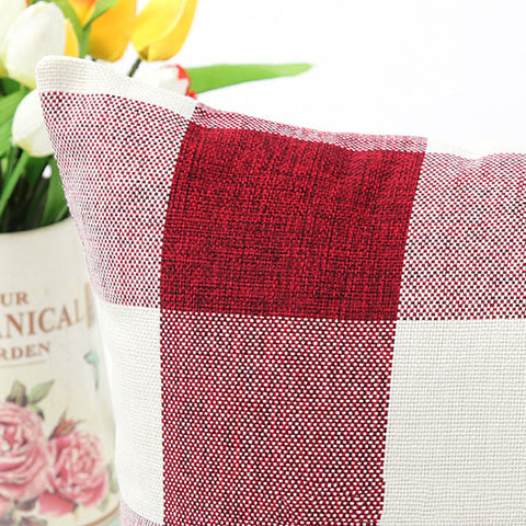 Lattice square pillow, home living room sofa pillow