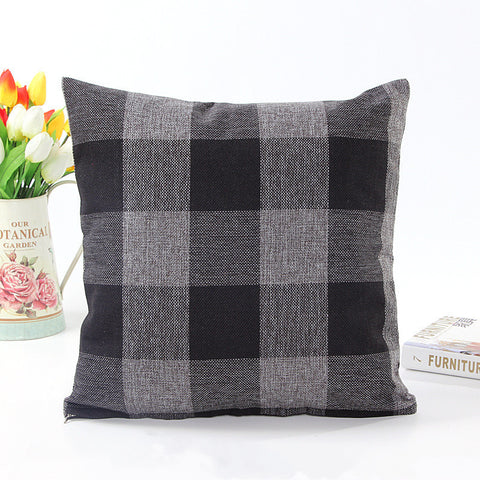 Lattice square pillow, home living room sofa pillow