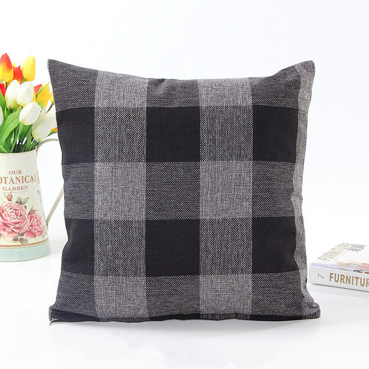 Lattice square pillow, home living room sofa pillow
