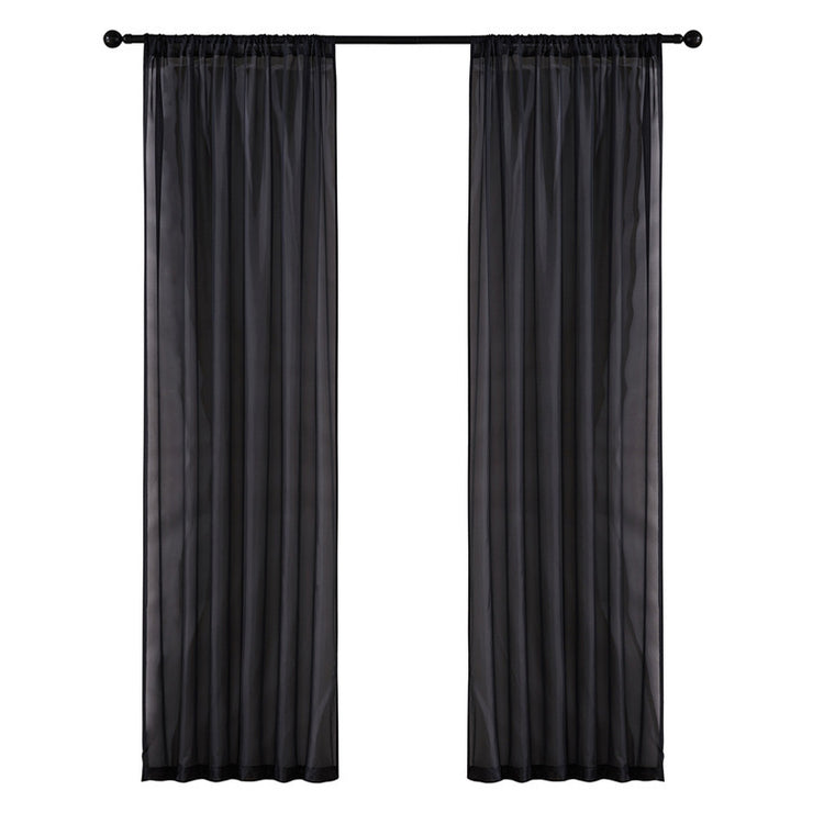 Modern And Simple Pure Color Cotton And Linen Window Screen