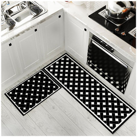 Kitchen Floor Mats, Long Oil-proof Foot Mats, Bathroom Mats
